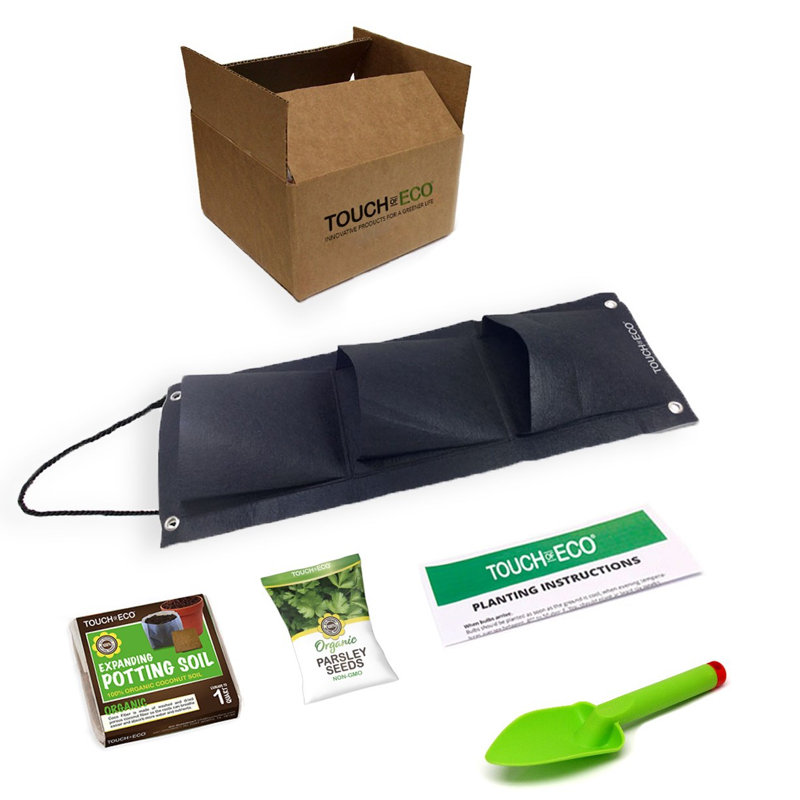 Touch of ECO Organic Hanging Parsley Growing Kit & Reviews Wayfair